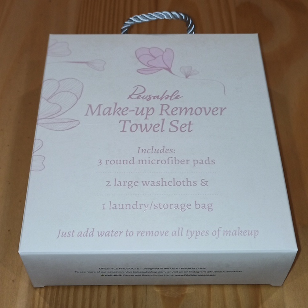 Lily Eden Reusable Make up Makeup Remover Towel Pads Box Set